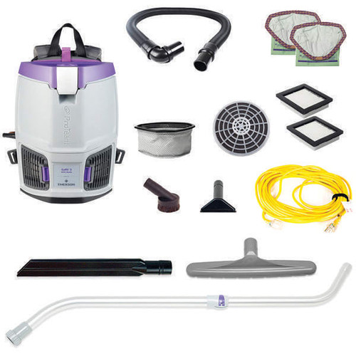 ProTeam Gofit 33 Qt. Comm Backpack W/ Xover Telescoping Wand Tool Kit 120 V