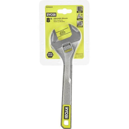 Ryobi 8" Adjustable Wrench