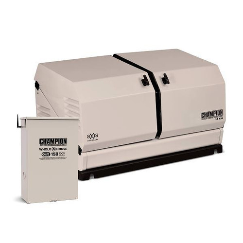 Champion 14,000-Watt Dual Fuel Liquid Propane/Gas House Home Standby Generator 100836