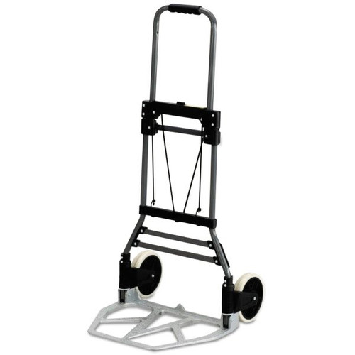Safco Stow-Away Medium Hand Truck, 275 Lb Capacity, Aluminum