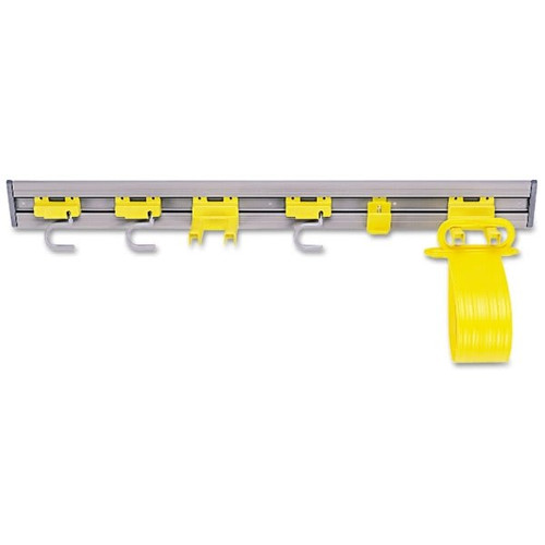 Rubbermaid Commercial Closet Tool Holder Organizer, 34 In, Gray