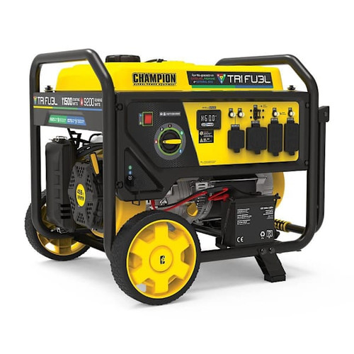 Champion Power Equipment 9200-Watt Electric Start Tri Fuel Generator
