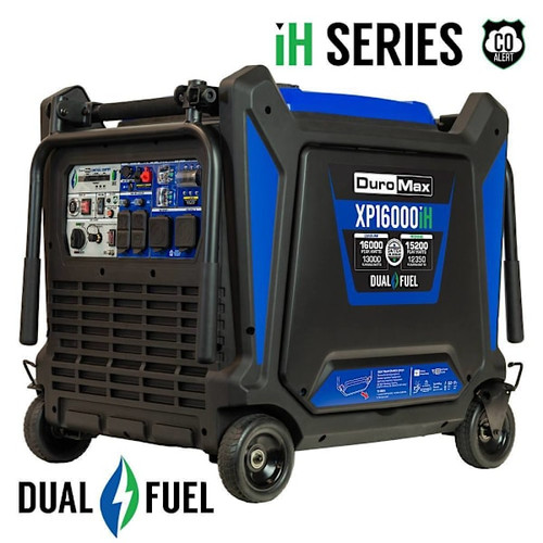 Duromax 16,000 W V-Twin Dual Fuel Portable Digital Inverter Remote Generator