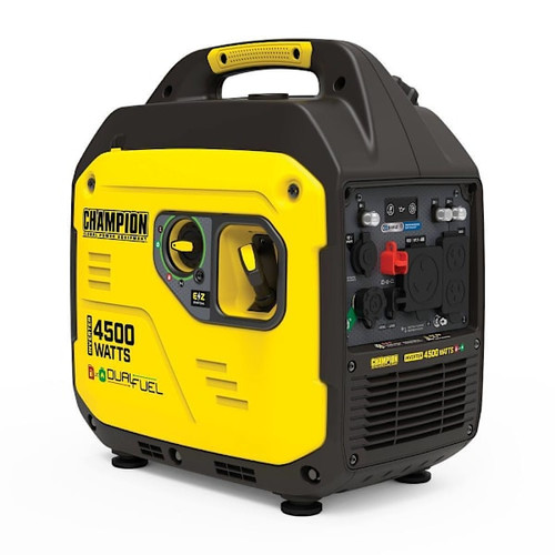 Champion 4500-Watt Dual Fuel Rv Ready Portable Inverter Generator With Quiet Technology And CO Shield