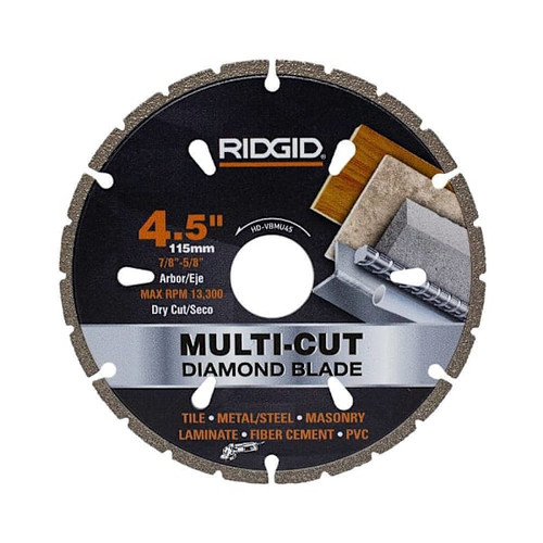 Ridgid 4.5 In. Multi-Cutting Diamond Blade