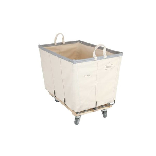 Steele Canvas Basket Corp 8bu Permanent Truck Canvas/Vinyl 3" Casters 2 Swivel