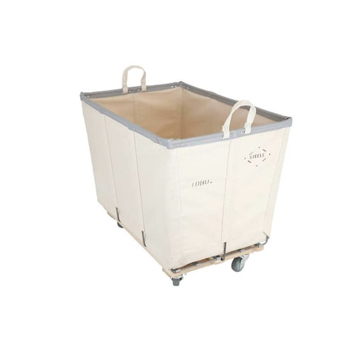 Steele Canvas Basket Corp 10bu Permanent Truck Canvas W/Grey Vinyl - 5" Casters