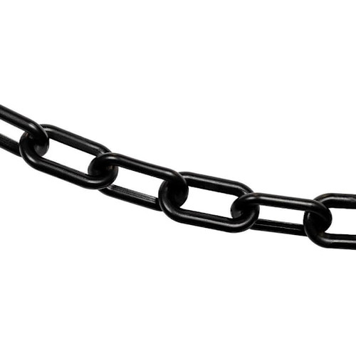 Mr. Chain 2" X 50 Black Biodegradable Plastic Safety Chain