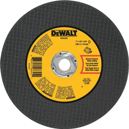 Dewalt 7" Metal Cut Off Wheel
