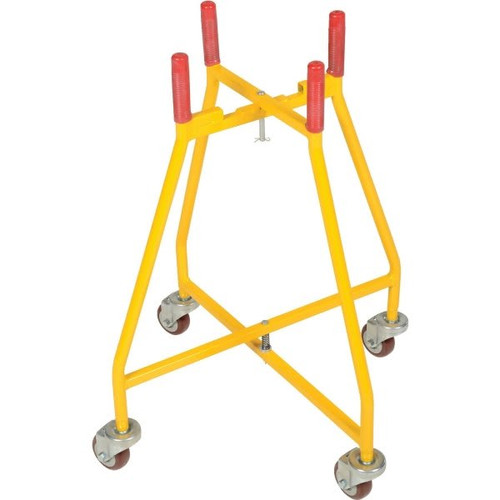 Vestil 100 Lb Capacity Ergo Elevated Bucket And Pail Dolly 29.38 X 29.38"