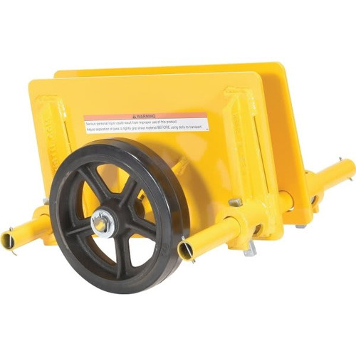 Vestil 1000 Lb Capacity Adjustable Panel Dolly With Mold-On Rubber Caster