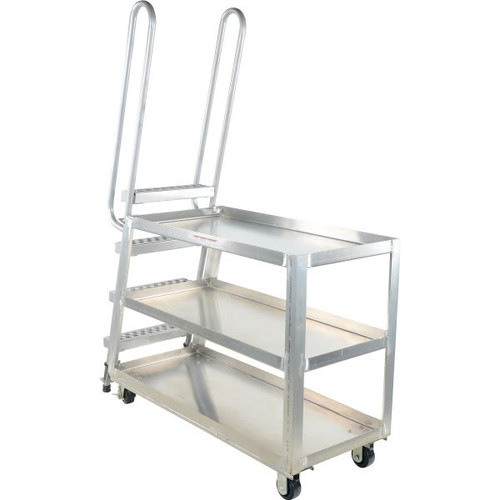 Vestil 500 Lb Capacity Hi-Duty Stock Picker Truck With Mold-On Rubber Caster