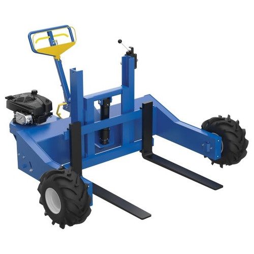 Vestil 4000 Lb Capacity Blue Gas Powered All-Terrain Pallet Truck 36"