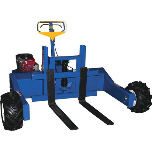 Vestil 4000 Lb Capacity Blue Gas Powered All-Terrain Pallet Truck 48"
