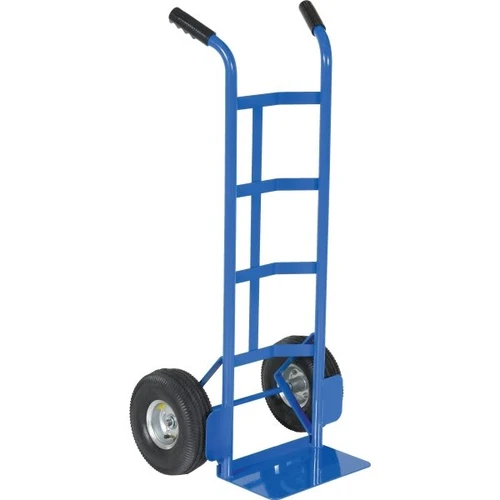 Vestil 500 Lb Capacity Blue Steel 2-Handle Truck With Pneumatic Wheel