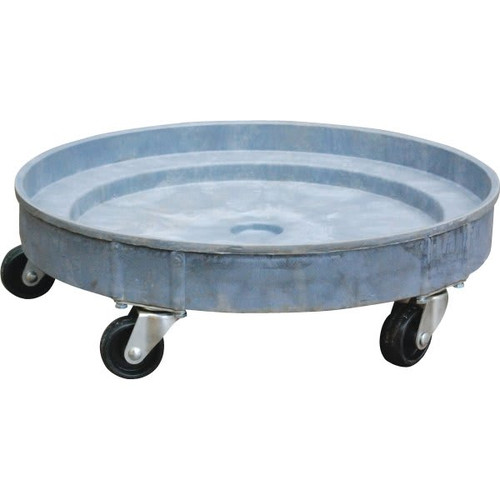 Vestil 600 Lb Capacity Gray Plastic Multi-Level Drum Dolly