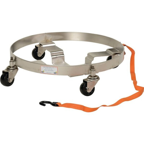 Vestil 900 Lb Capacity Gray Multi-Purpose Quad Drum Dolly