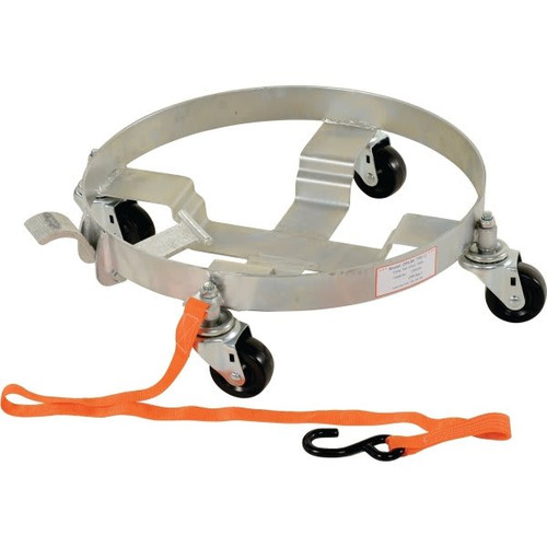 Vestil 1200 Lb Capacity Gray Steel 3-Tier Tilting Drum Dolly