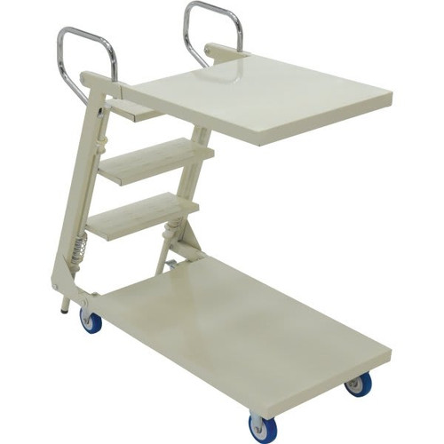Vestil 440 Lb Capacity White Steel Cantilever Stock Picker Truck