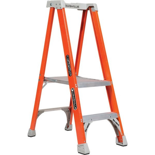 Louisville Ladder Two Foot Fiberglass Platform Step Ladder Type Ia