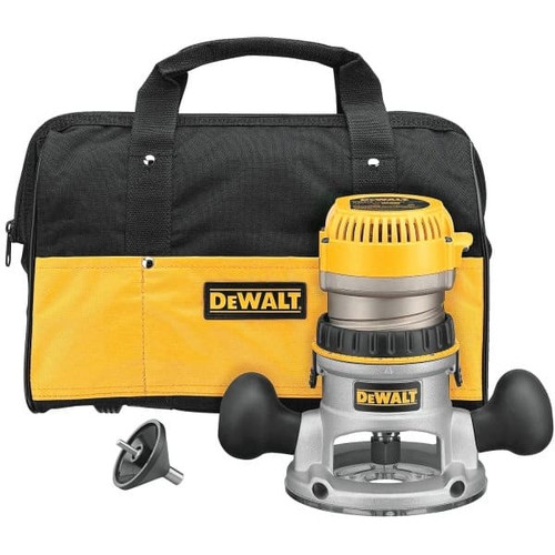Dewalt 2.25 Hp Plunge And Fixed Based Variable Speed Router
