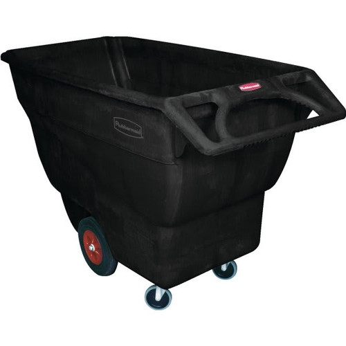 Rubbermaid Commercial 3/4 Cu. Yd. Structural Foam Tilt Truck (Black)