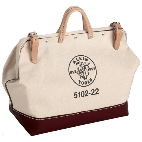 Klein Tools Beige Canvas Tool Bag 22"