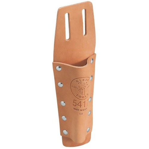Klein Tools Tan Leather Bull Pin Holder 11" With Slotted Connection