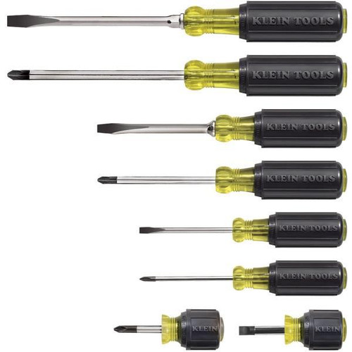 Klein Tools 8-Piece Cushion-Grip Screwdriver Set