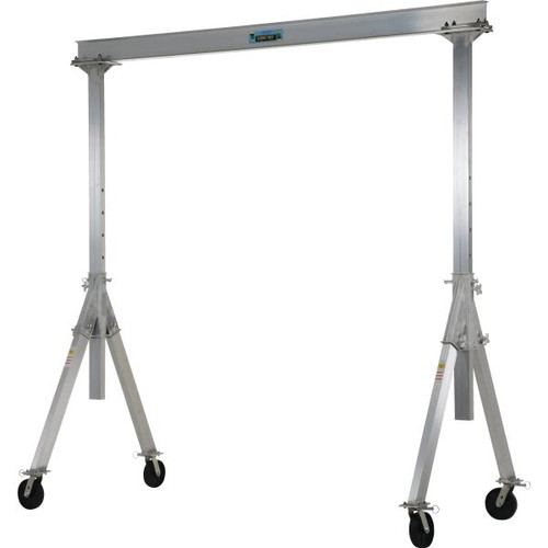 Vestil 10l X 10'H Adjustable Aluminum Gantry Crane - 2,000 Pounds