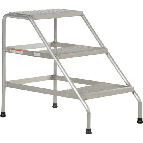 Vestil 3 Step Aluminum Step Stand