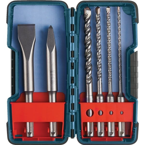 Bosch Sds-Plus Bulldog 6-Piece Rotary Hammer Bit Set