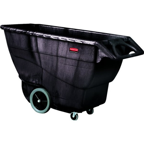 Rubbermaid Commercial Structural Foam 1 Cu. Yd. Tilt Truck (Black)