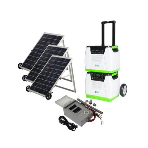 Nature'S Generator Platinum 1800w/60ah, Pe System, W/Power Pod, Solar, Grid Kit