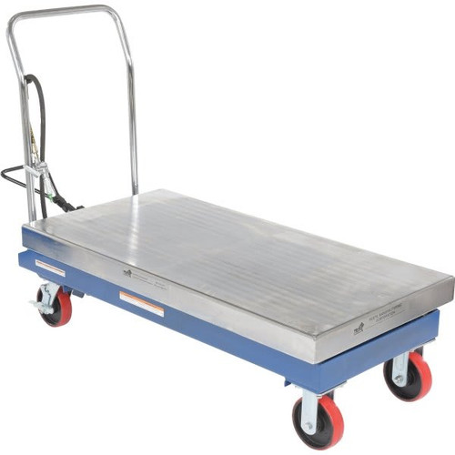Vestil Blue Hydraulic Steel Cart 24 X 47.25"