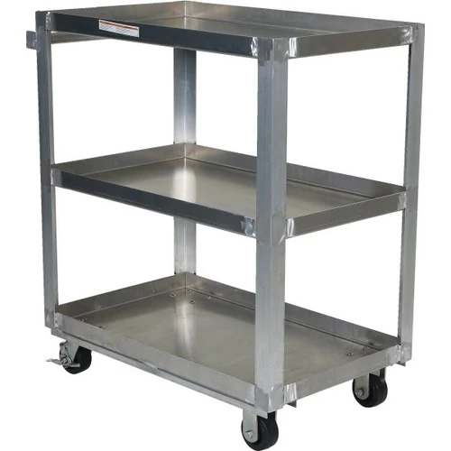 Vestil Silver Service Cart 22 X 36" With 3-Shelf