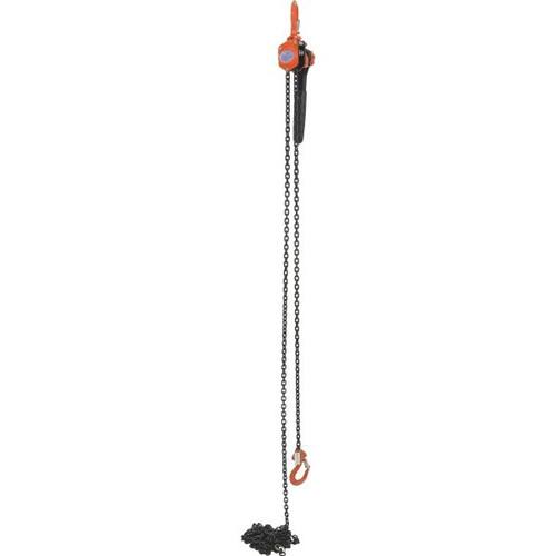 Vestil 500 Lb Capacity Orange Economy Lever Hoist 5'