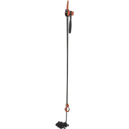 Vestil 1000 Lb Capacity Orange Economy Lever Hoist 10'