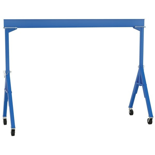 Vestil 500 Lb Capacity Blue Steel Fixed Height Gantry Crane 8'