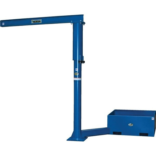 Vestil 1000 Lb Capacity Capacity Port Offset Jib 8' With Concrete Base