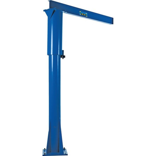 Vestil 500 Lb Capacity Blue Portable Offset Jib Crane 8'