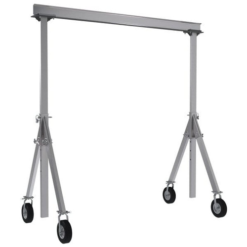 Vestil 1500 Lb Capacity Aluminum Pneumatic Caster Gantry Crane 12' X 12'