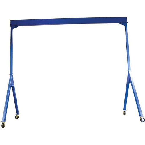 Vestil 8000 Lb Capacity Blue Steel Adjustable Height Gantry Crane 20' X 16'