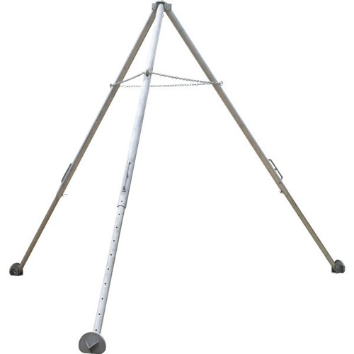 Vestil 1000 Lb Capacity Aluminum Tripod Hoist Stand With Adjustable Height Leg