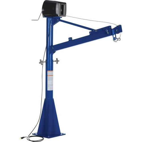 Vestil 1500 Lb Capacity 115 Volt Ac Power Lift Jib Crane