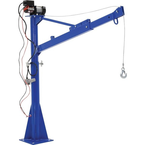 Vestil 1500 Lb Capacity 12 Volt Ac Power Lift Jib Crane