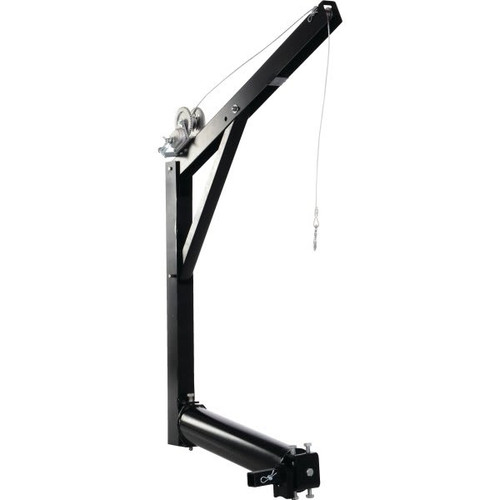 Vestil 600 Lb Capacity Black Hitch-Mounted Truck Jib Crane