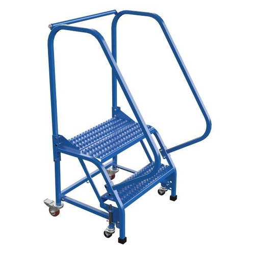 Vestil Grip Strut 2-Step Portable Warehouse Ladder 34.06 X 27.63"