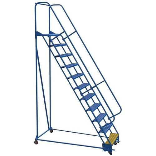 Vestil Grip Strut 11-Step Portable Warehouse Ladder 81.38 X 38.94"