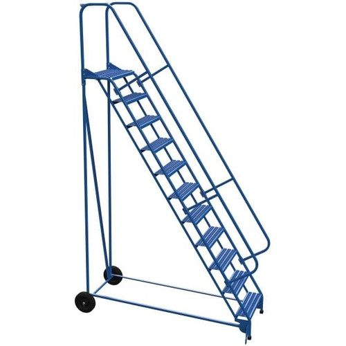 Vestil 58° Grip Strut 11-Step Roll-A-Fold Ladder 85.13 X 34.25"